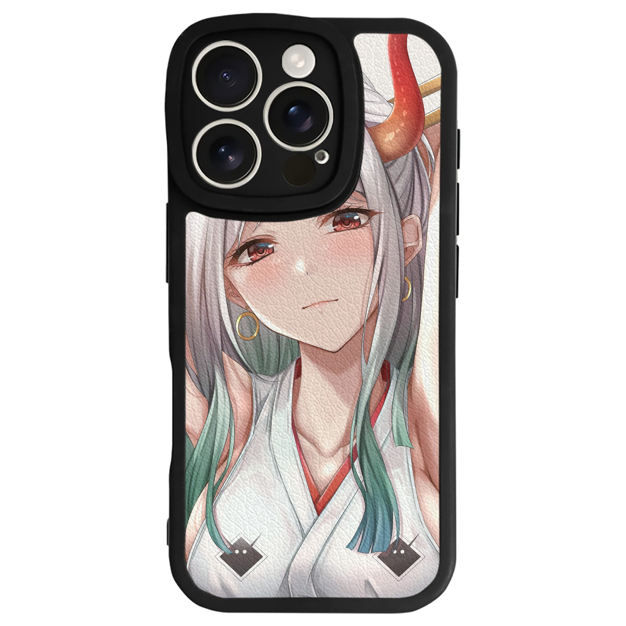 （画像用） ワンピース ONE PIECE 【iPhone 16シリーズ対応】シリコンスマホケース（レザー調） 材質：シリコン